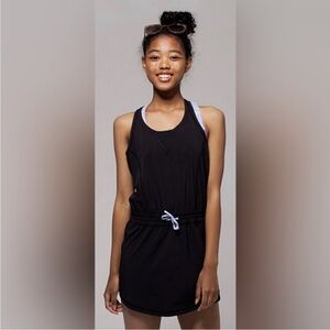 Ivivva By Lululemon Black Ready Set Goal Athletic Dress Girl Size 10